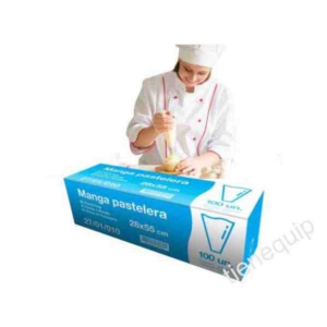 MANGA PASTELERA DESECHABLE TRANSPARENTE (PACK 100 UN)